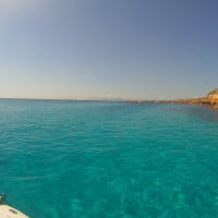 Barco Fondeado en Formentera