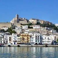 Entrada al puerto de Ibiza