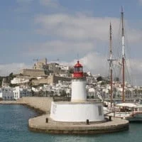 Puerto de ibiza y casco antiguo