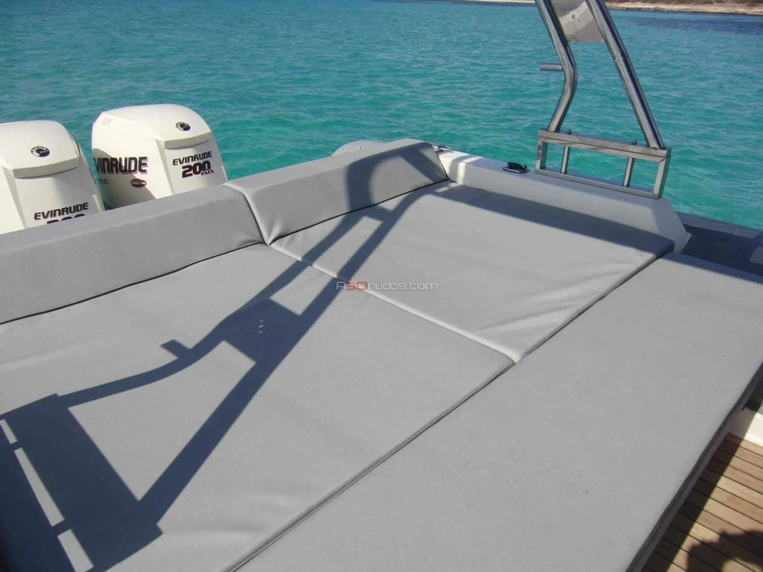 Hinteres Sonnendeck des Schiffes