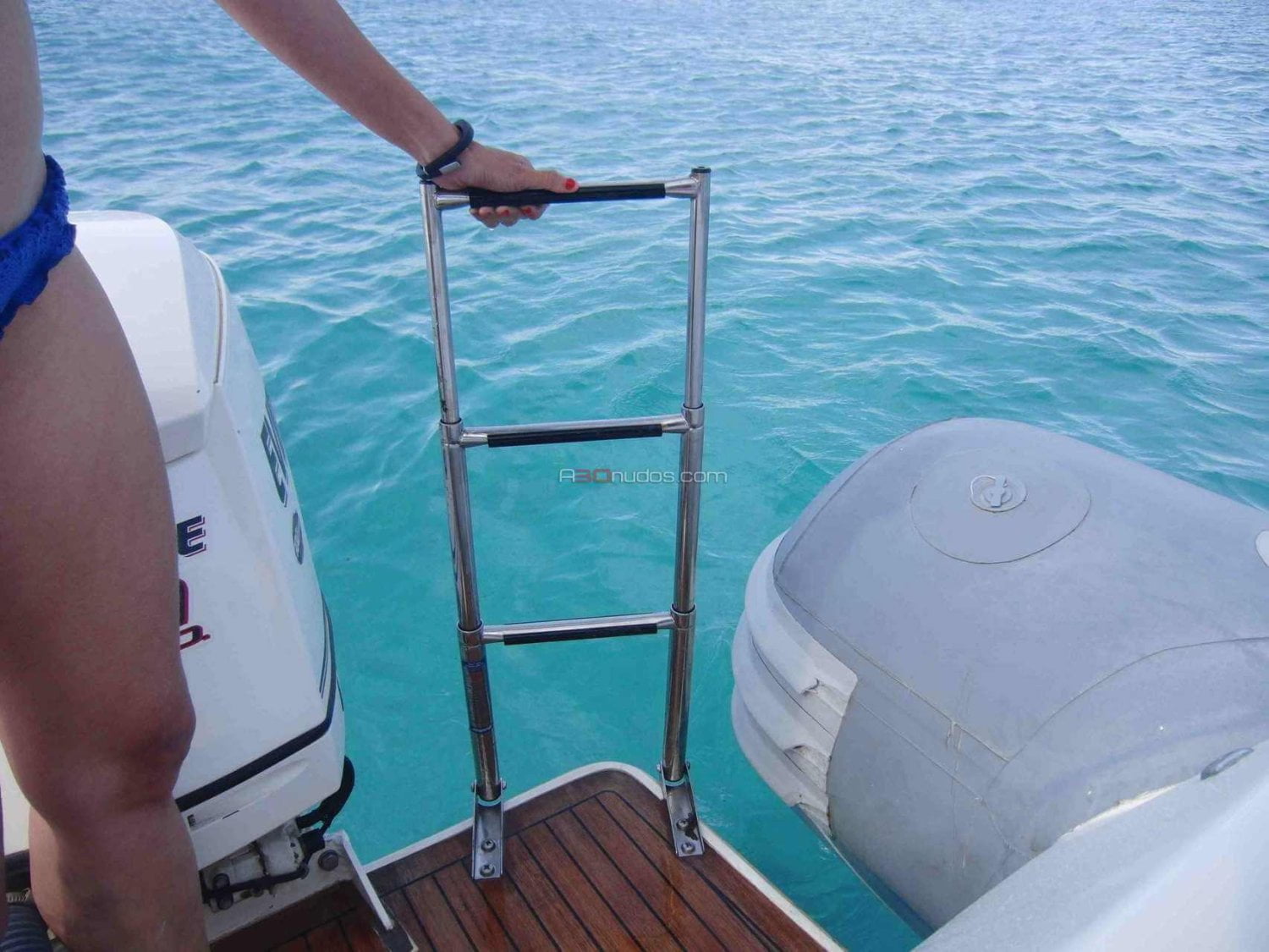 Échelle de bain arrière